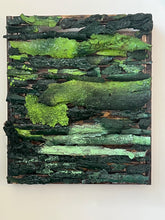 Load image into Gallery viewer, Green Lawn Chair- Repurposed