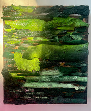 Load image into Gallery viewer, Green Lawn Chair- Repurposed